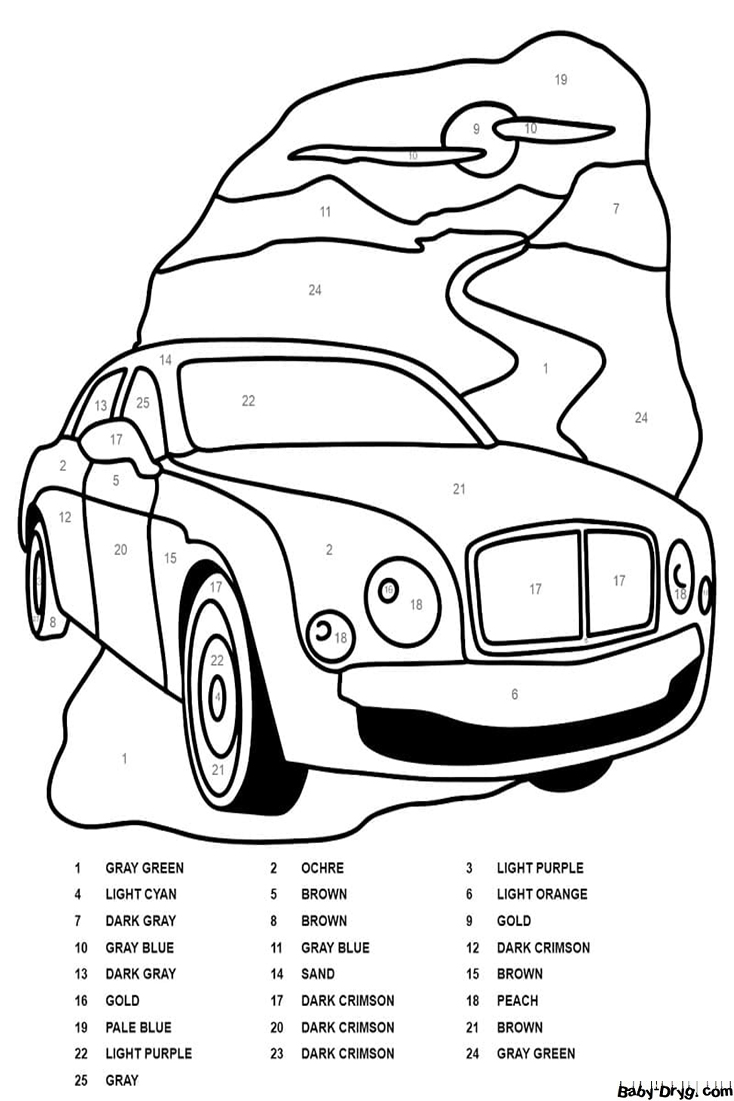 Car Coloring Pages: 150+ Rev Up Your Creativity with Classics to Concept Cars 126