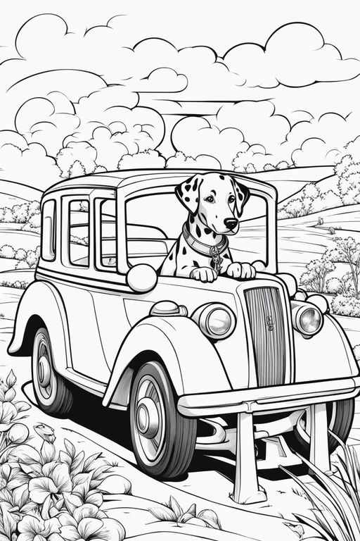 Car Coloring Pages: 150+ Rev Up Your Creativity with Classics to Concept Cars 129