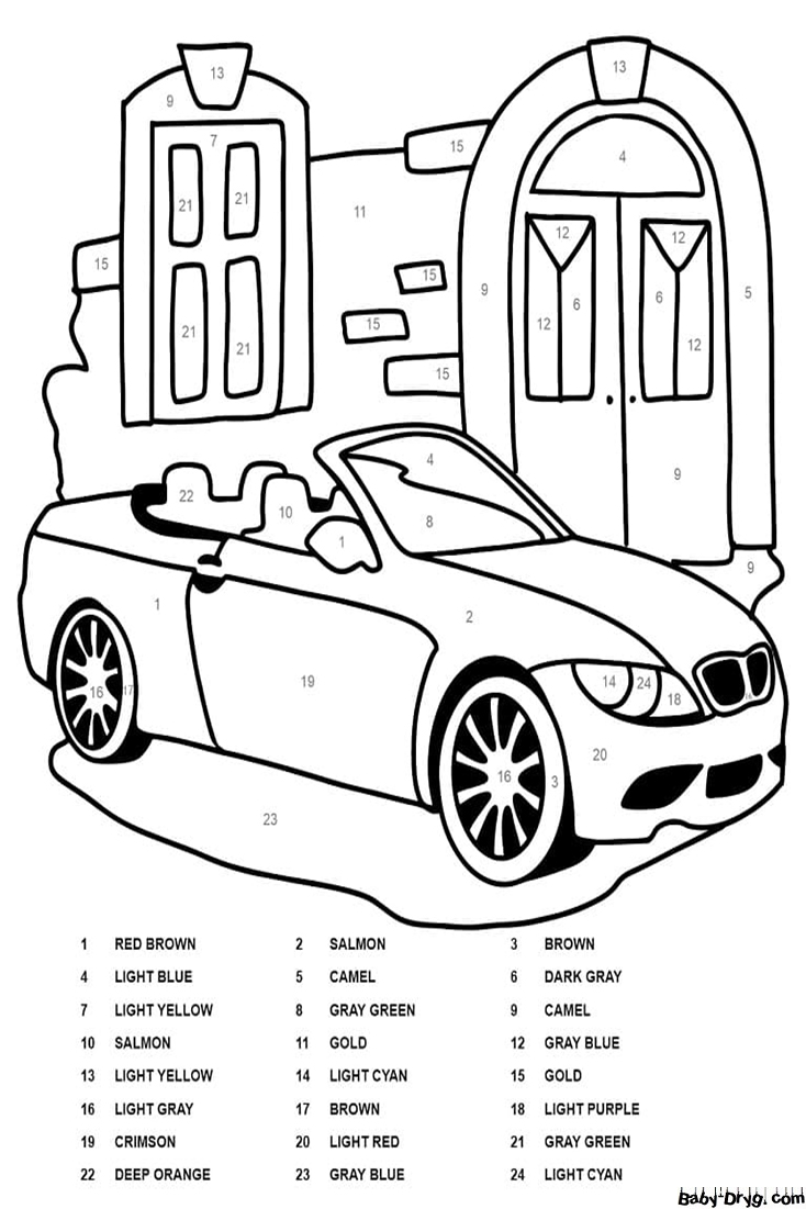 Car Coloring Pages: 150+ Rev Up Your Creativity with Classics to Concept Cars 133