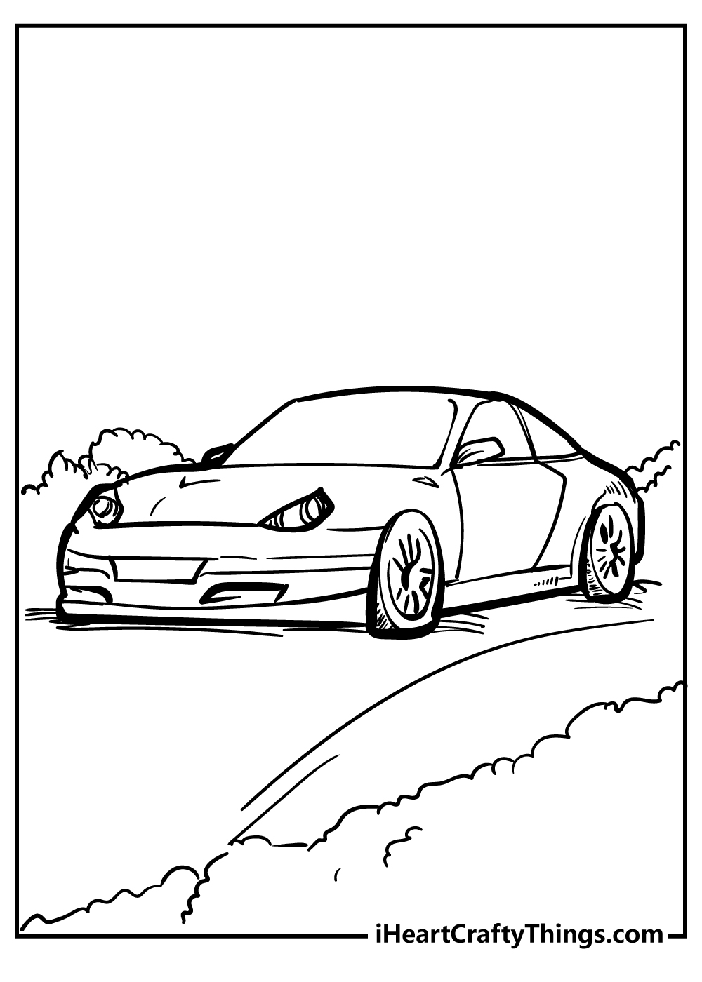 Car Coloring Pages: 150+ Rev Up Your Creativity with Classics to Concept Cars 134