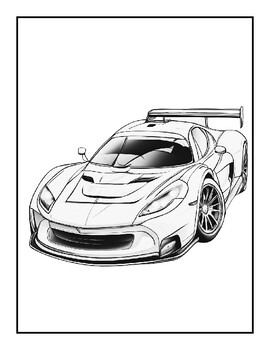 Car Coloring Pages: 150+ Rev Up Your Creativity with Classics to Concept Cars 139