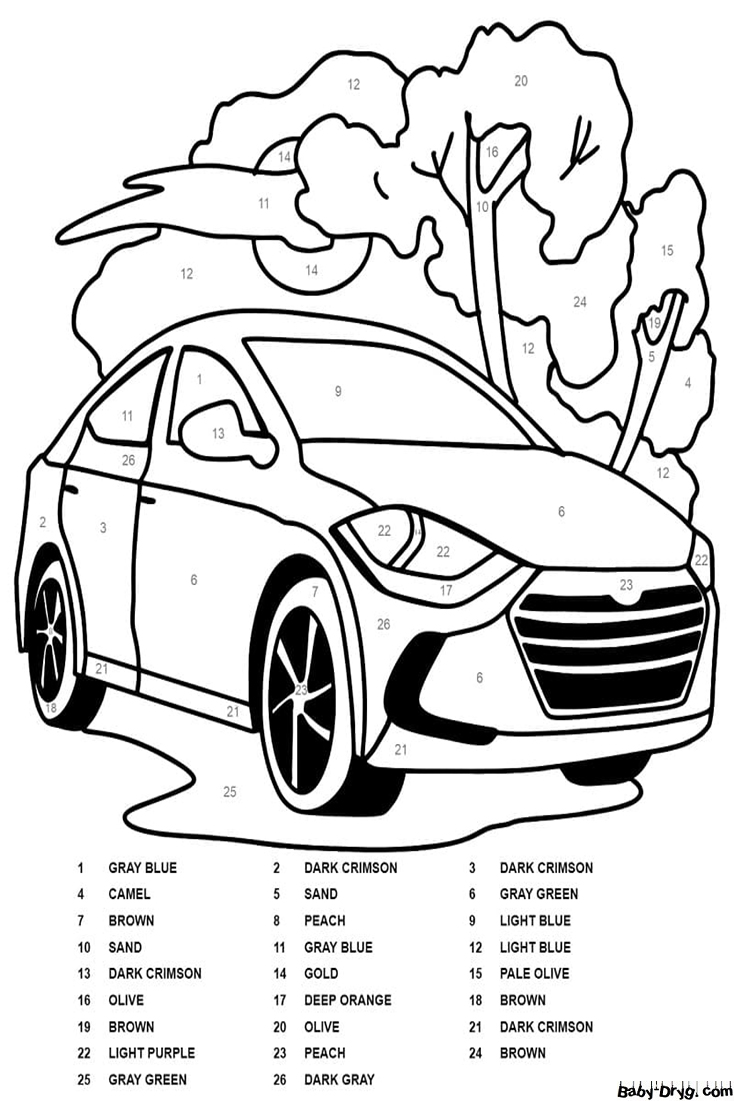 Car Coloring Pages: 150+ Rev Up Your Creativity with Classics to Concept Cars 148