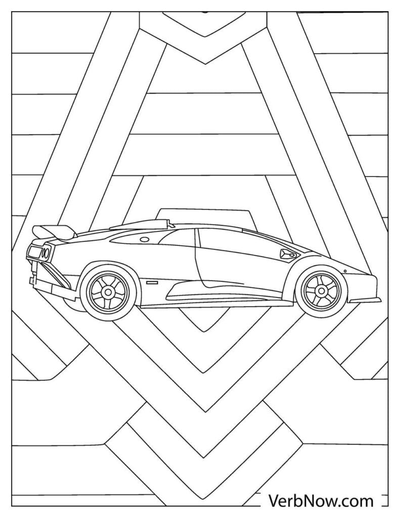 Car Coloring Pages: 150+ Rev Up Your Creativity with Classics to Concept Cars 153