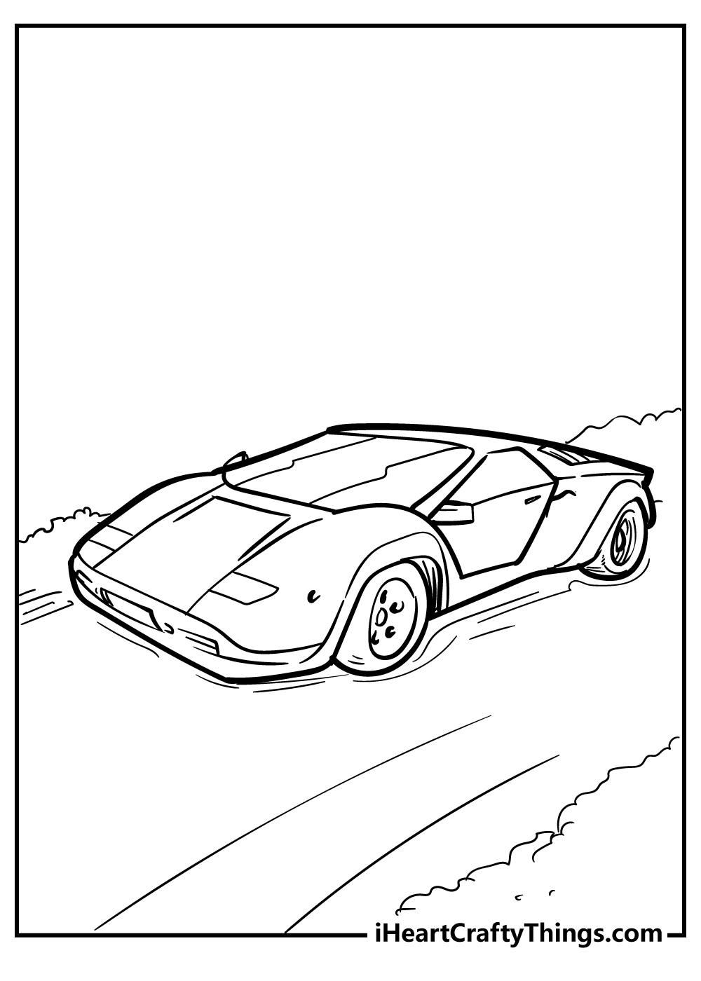 Car Coloring Pages: 150+ Rev Up Your Creativity with Classics to Concept Cars 154