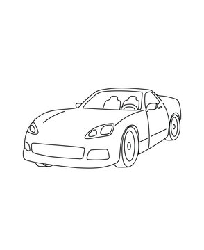 Car Coloring Pages: 150+ Rev Up Your Creativity with Classics to Concept Cars 159