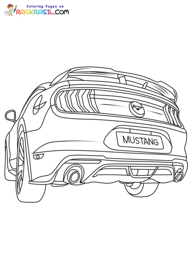 Car Coloring Pages: 150+ Rev Up Your Creativity with Classics to Concept Cars 163