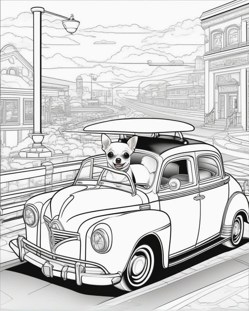 Car Coloring Pages: 150+ Rev Up Your Creativity with Classics to Concept Cars 164