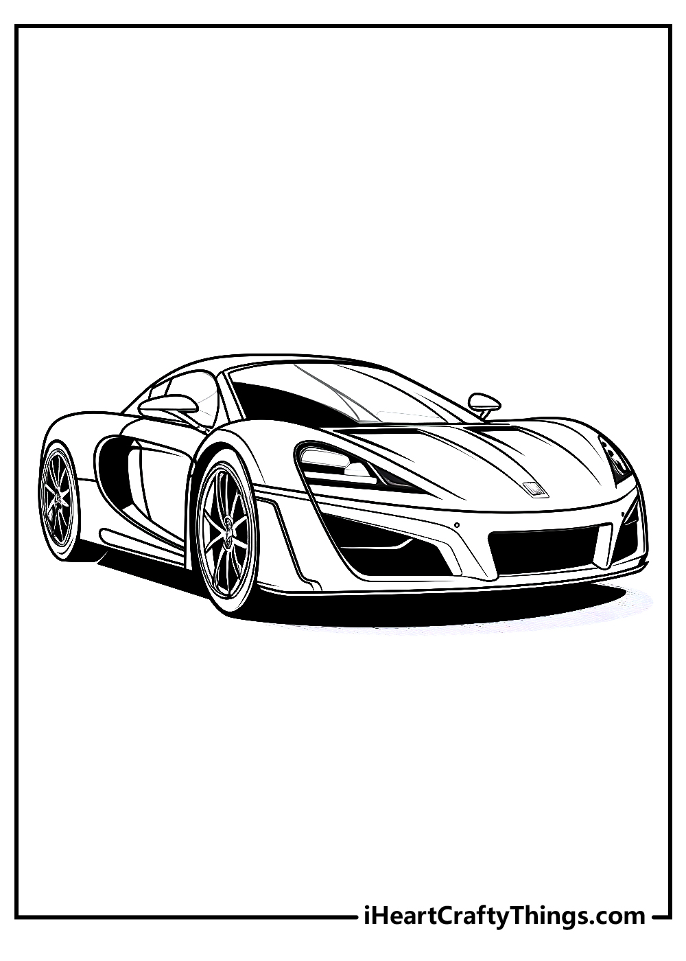 Car Coloring Pages: 150+ Rev Up Your Creativity with Classics to Concept Cars 20