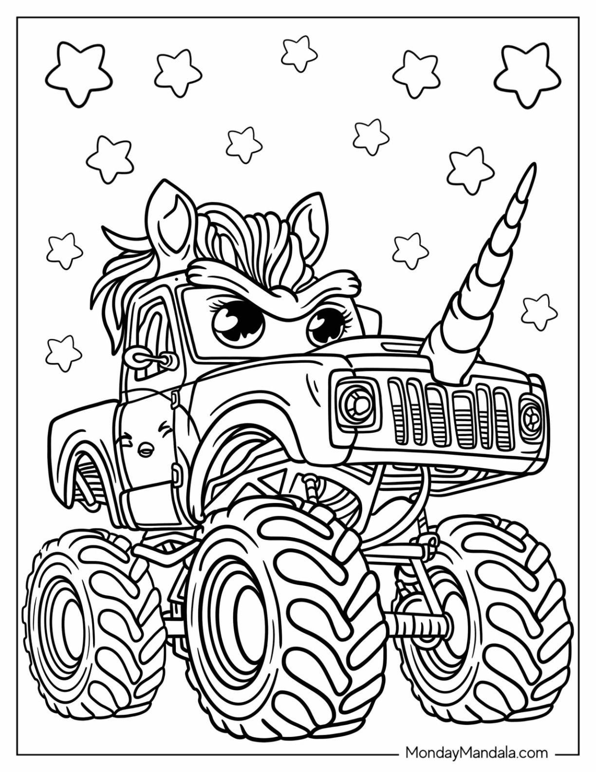 Car Coloring Pages: 150+ Rev Up Your Creativity with Classics to Concept Cars 21