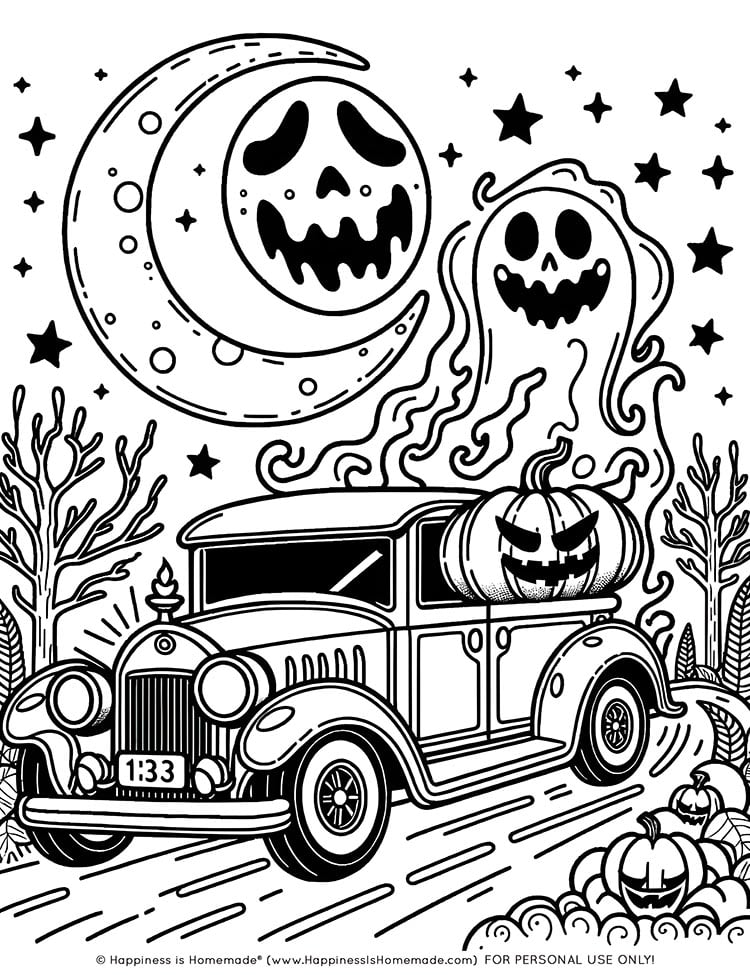 Car Coloring Pages: 150+ Rev Up Your Creativity with Classics to Concept Cars 27