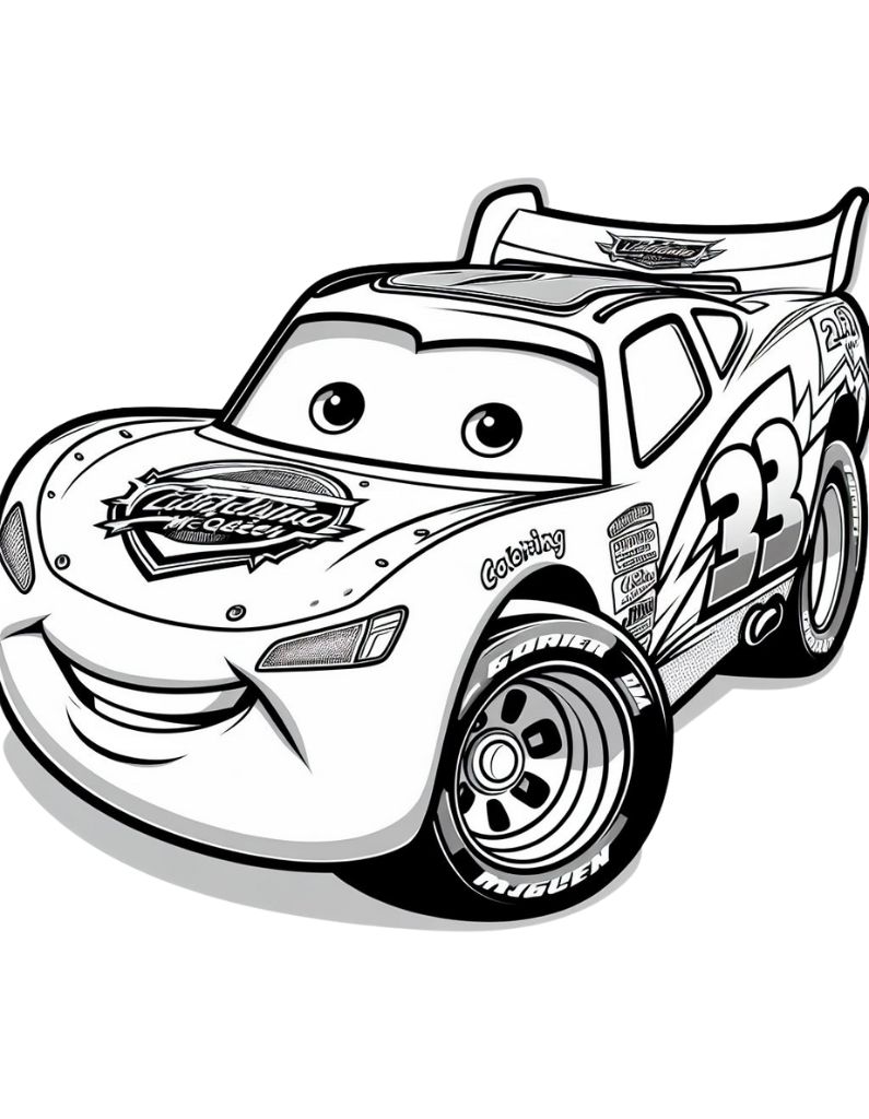 Car Coloring Pages: 150+ Rev Up Your Creativity with Classics to Concept Cars 55