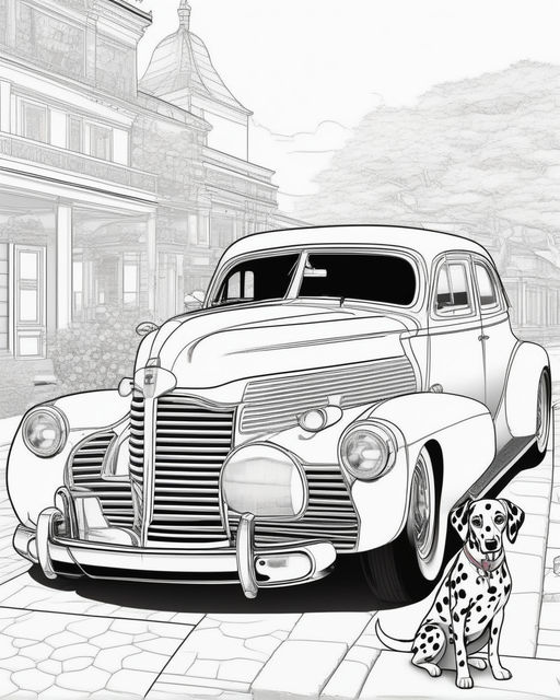 Car Coloring Pages: 150+ Rev Up Your Creativity with Classics to Concept Cars 56