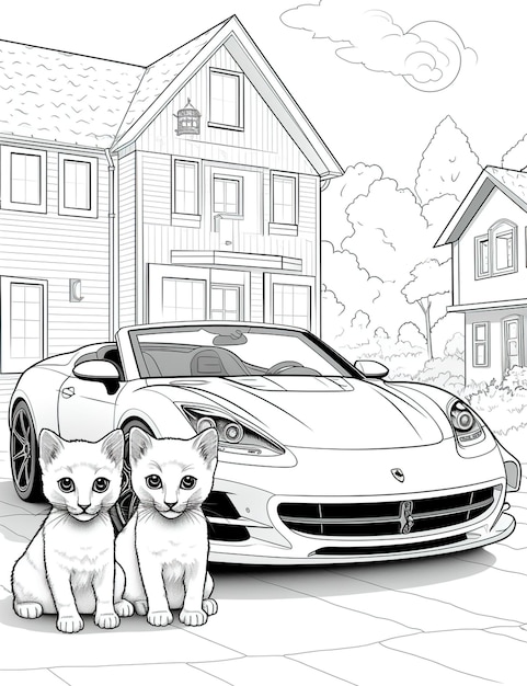 Car Coloring Pages: 150+ Rev Up Your Creativity with Classics to Concept Cars 57