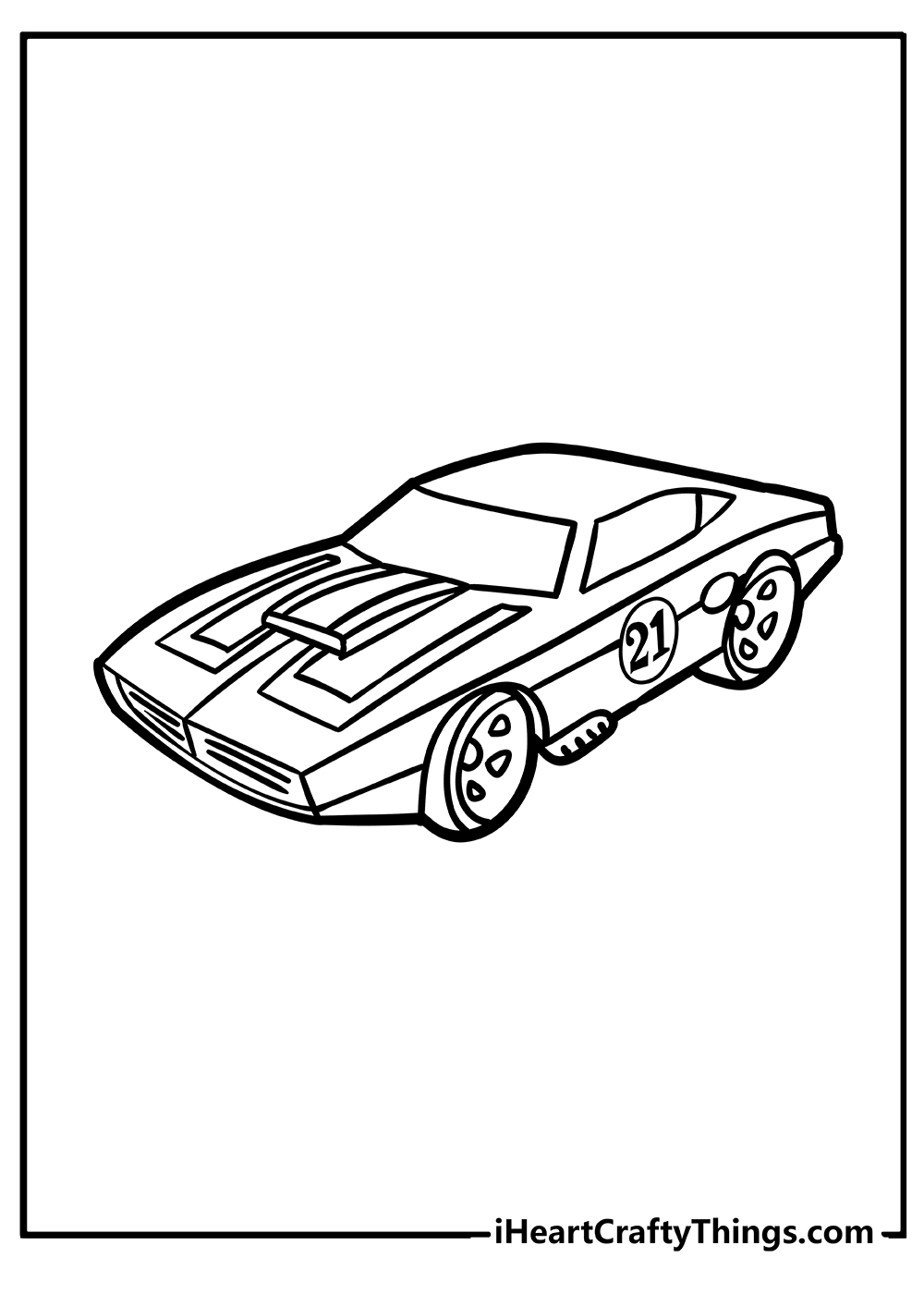 Car Coloring Pages: 150+ Rev Up Your Creativity with Classics to Concept Cars 58