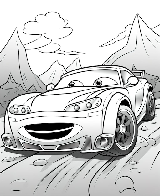 Car Coloring Pages: 150+ Rev Up Your Creativity with Classics to Concept Cars 64