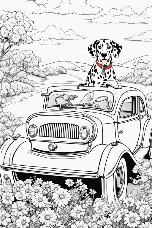 Car Coloring Pages: 150+ Rev Up Your Creativity with Classics to Concept Cars 66