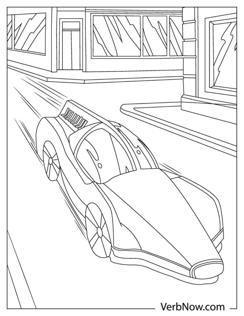 Car Coloring Pages: 150+ Rev Up Your Creativity with Classics to Concept Cars 68