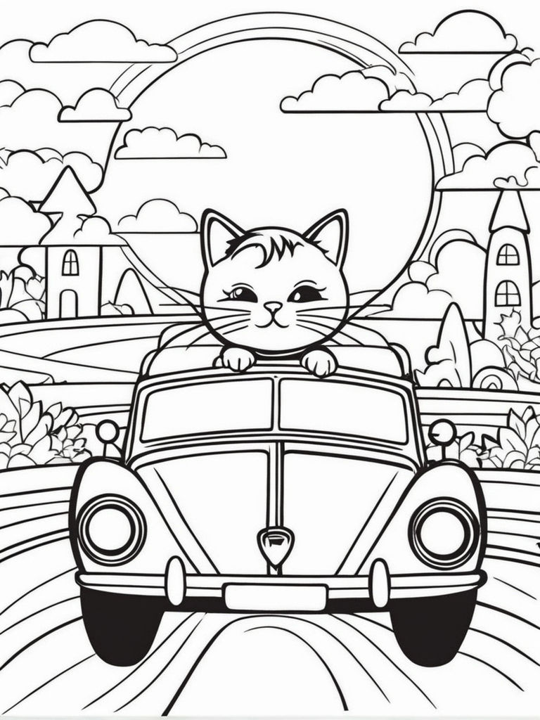 Car Coloring Pages: 150+ Rev Up Your Creativity with Classics to Concept Cars 70