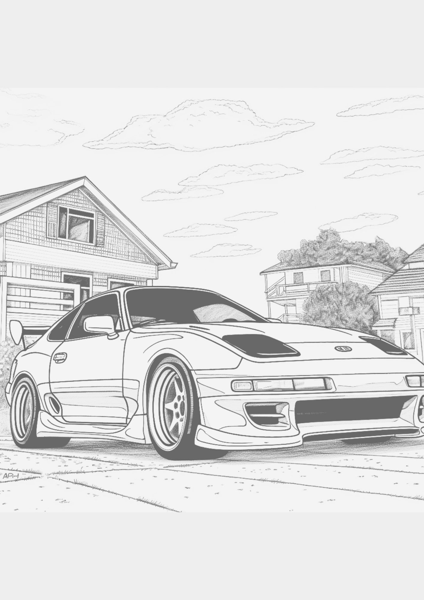 Car Coloring Pages: 150+ Rev Up Your Creativity with Classics to Concept Cars 80