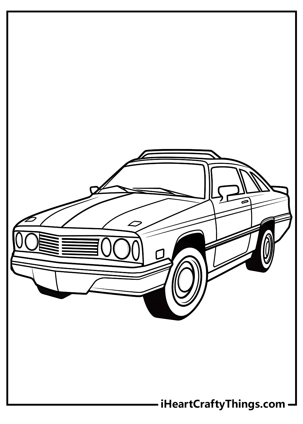 Car Coloring Pages: 150+ Rev Up Your Creativity with Classics to Concept Cars 83