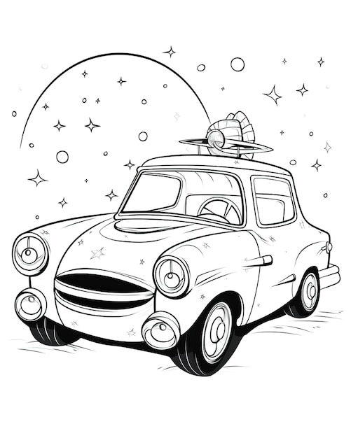 Car Coloring Pages: 150+ Rev Up Your Creativity with Classics to Concept Cars 88