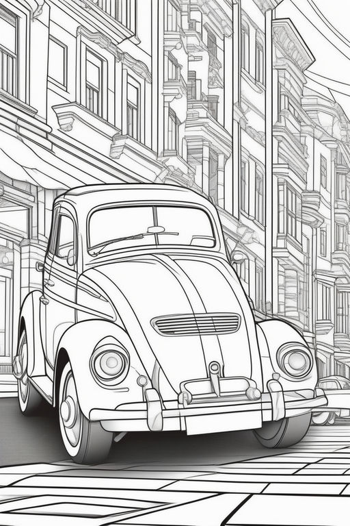 Car Coloring Pages: 150+ Rev Up Your Creativity with Classics to Concept Cars 91