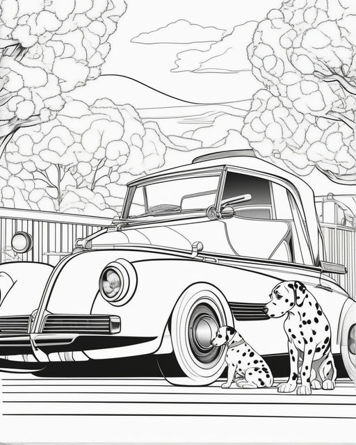 Car Coloring Pages: 150+ Rev Up Your Creativity with Classics to Concept Cars 93