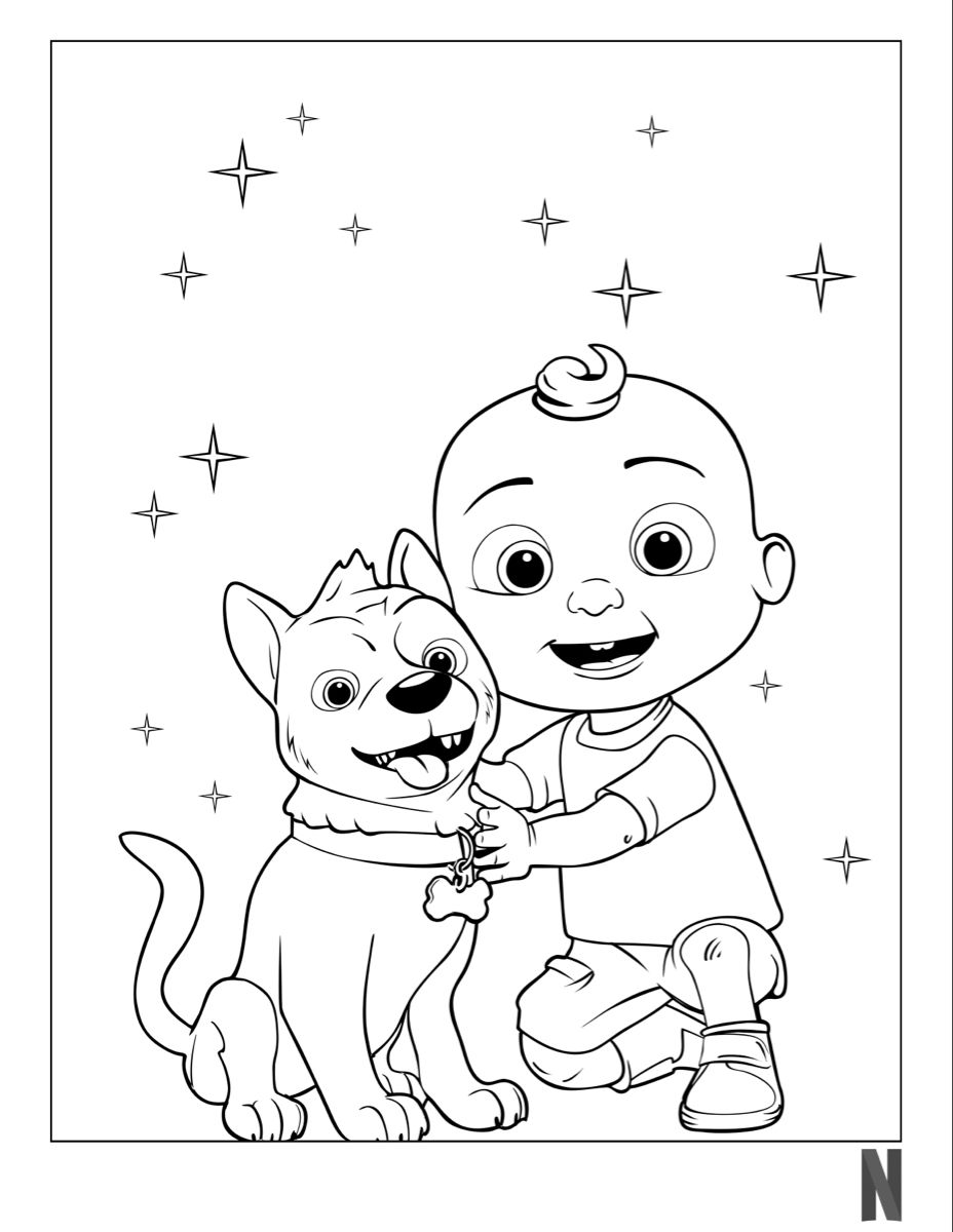 Cocomelon Coloring Pages Free Printable 107