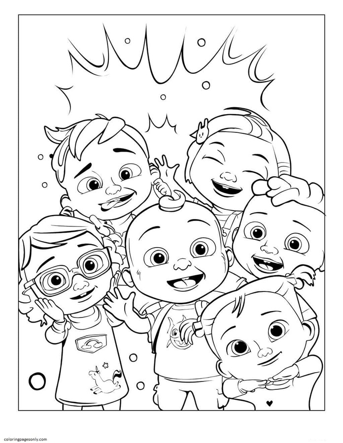 Cocomelon Coloring Pages Free Printable 109