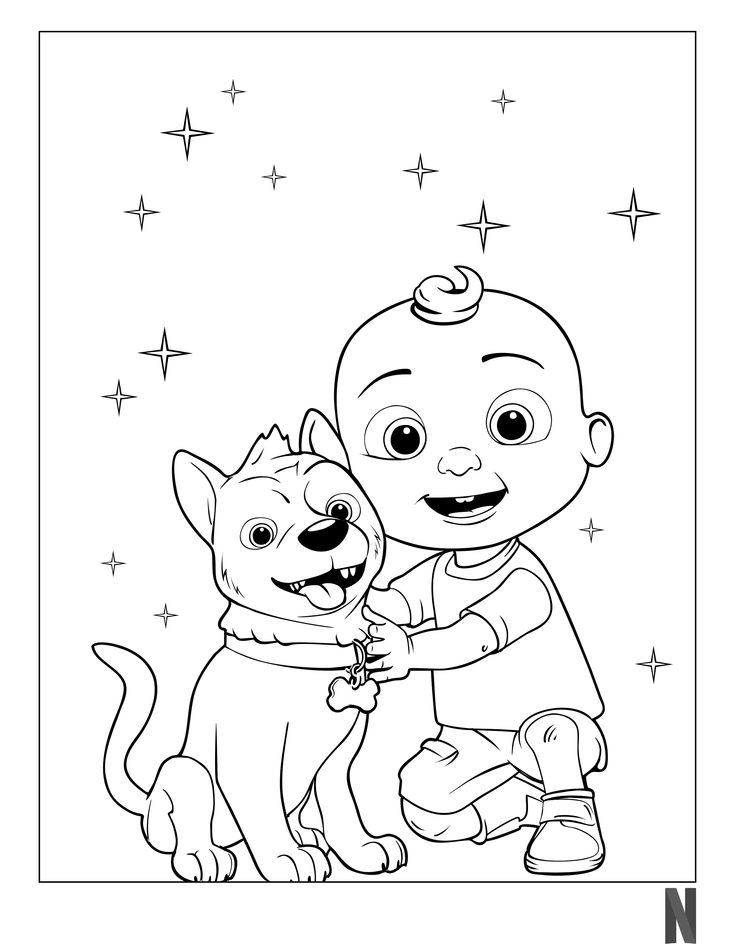 Cocomelon Coloring Pages Free Printable 18