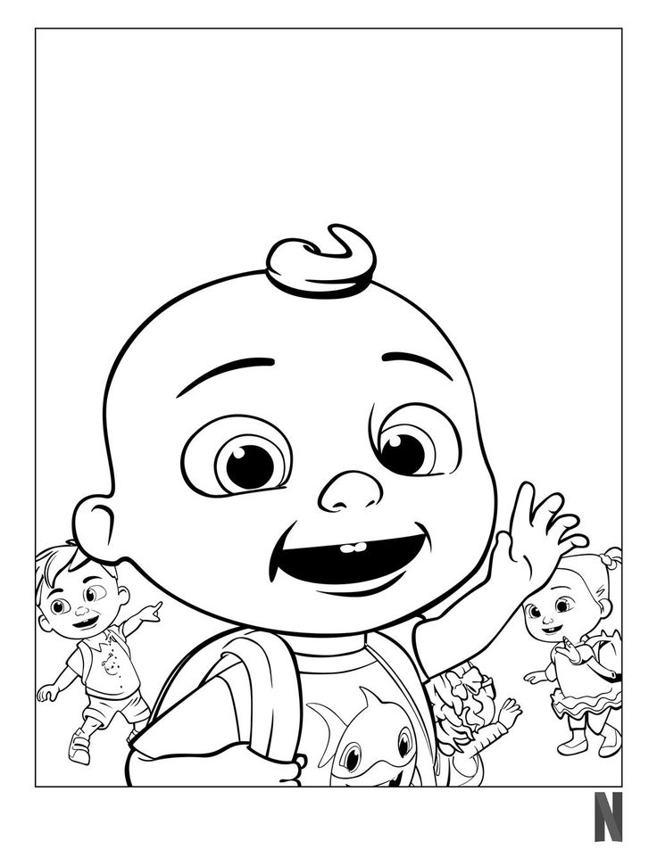 Cocomelon Coloring Pages Free Printable 22