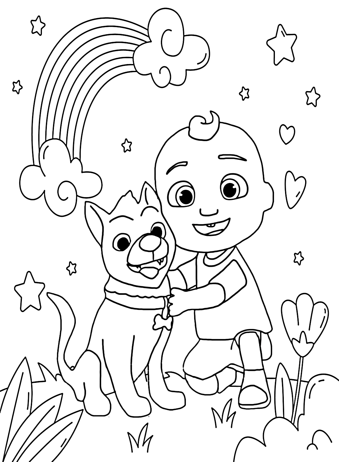 Cocomelon Coloring Pages Free Printable 27