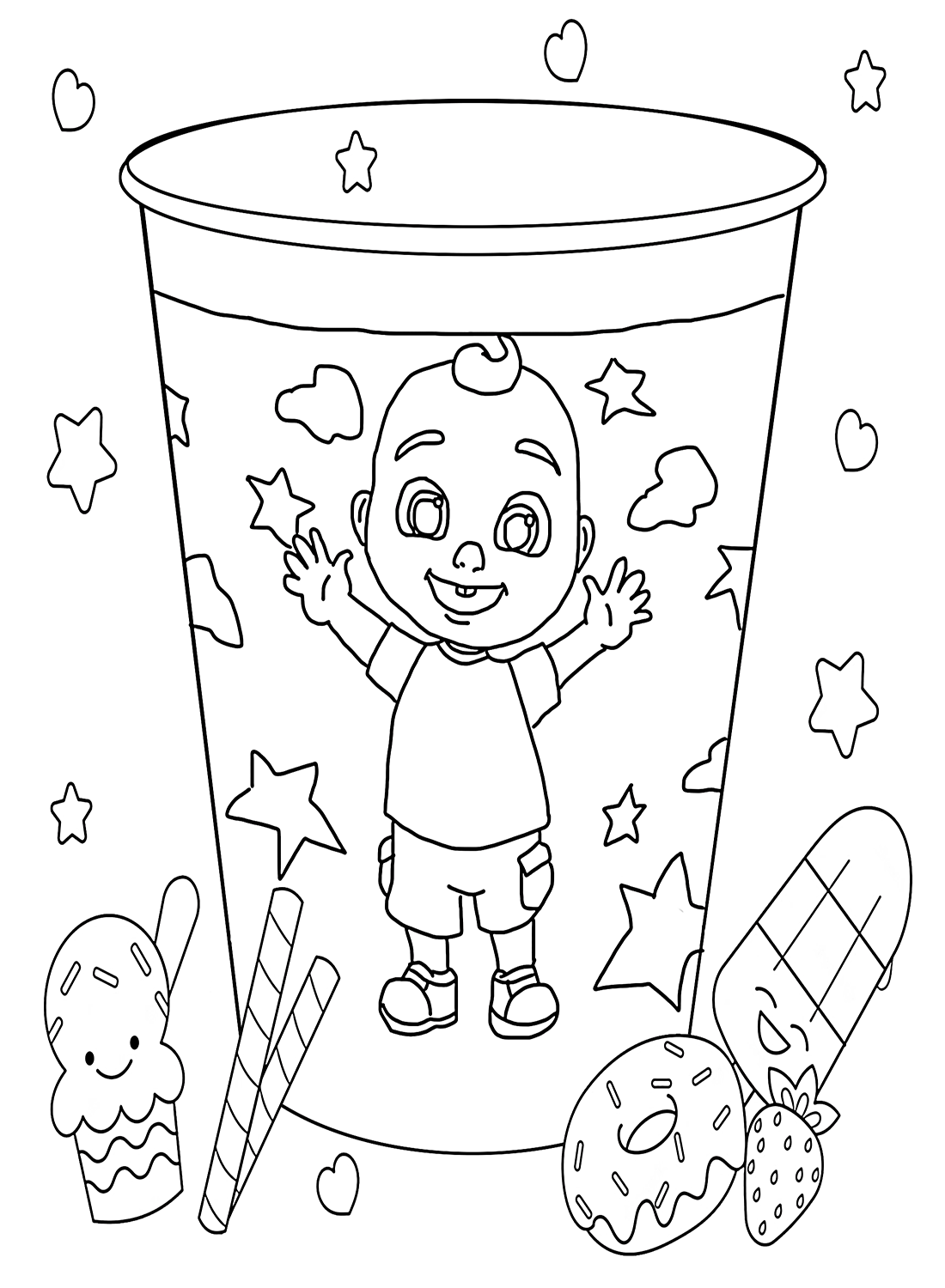 Cocomelon Coloring Pages Free Printable 43