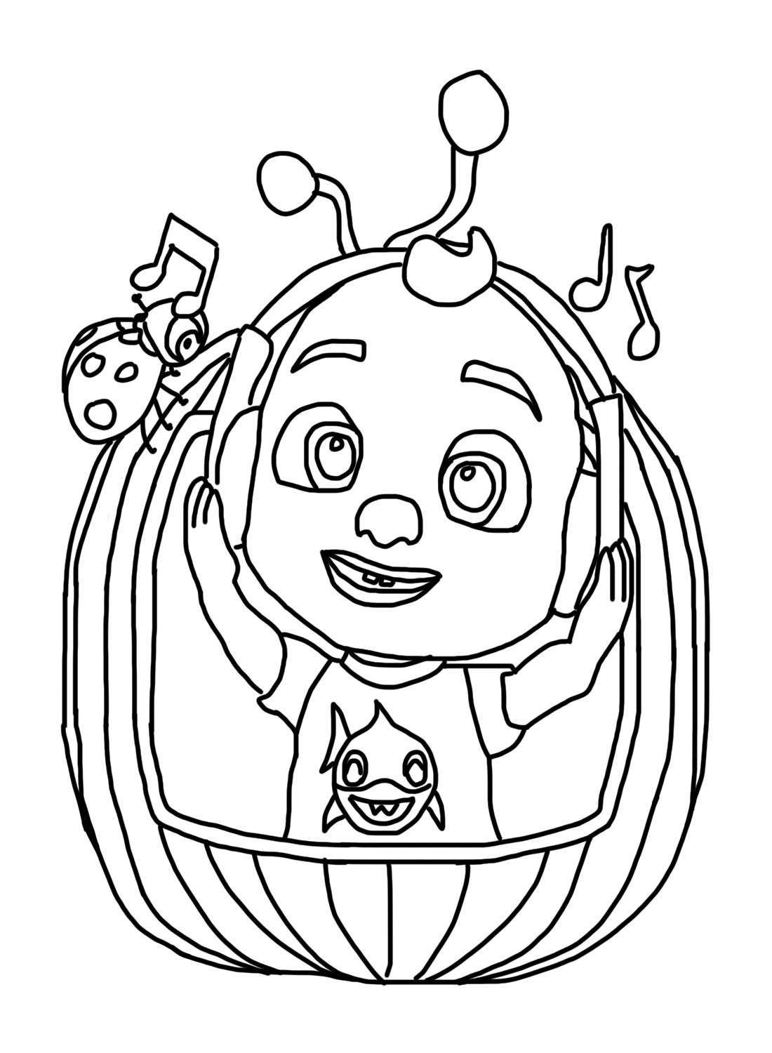 Cocomelon Coloring Pages Free Printable 45