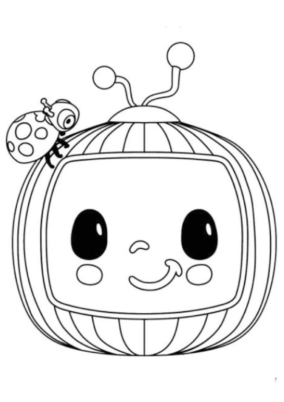 Cocomelon Coloring Pages Free Printable 55