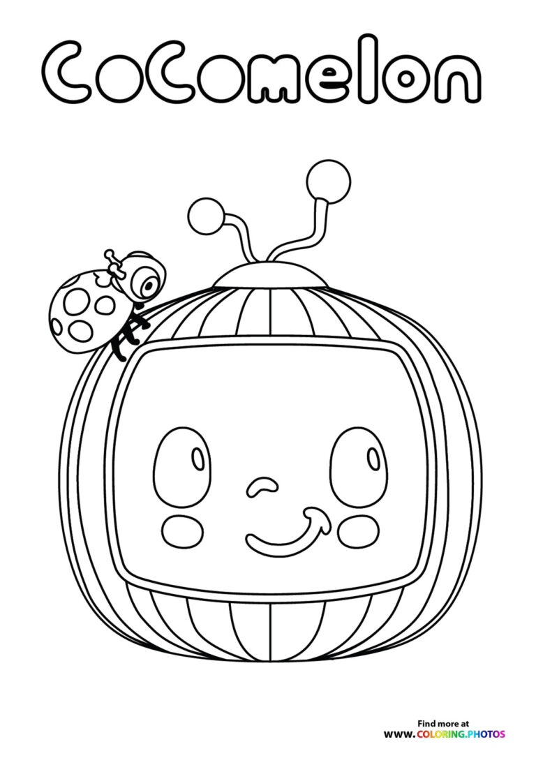 Cocomelon Coloring Pages Free Printable 70