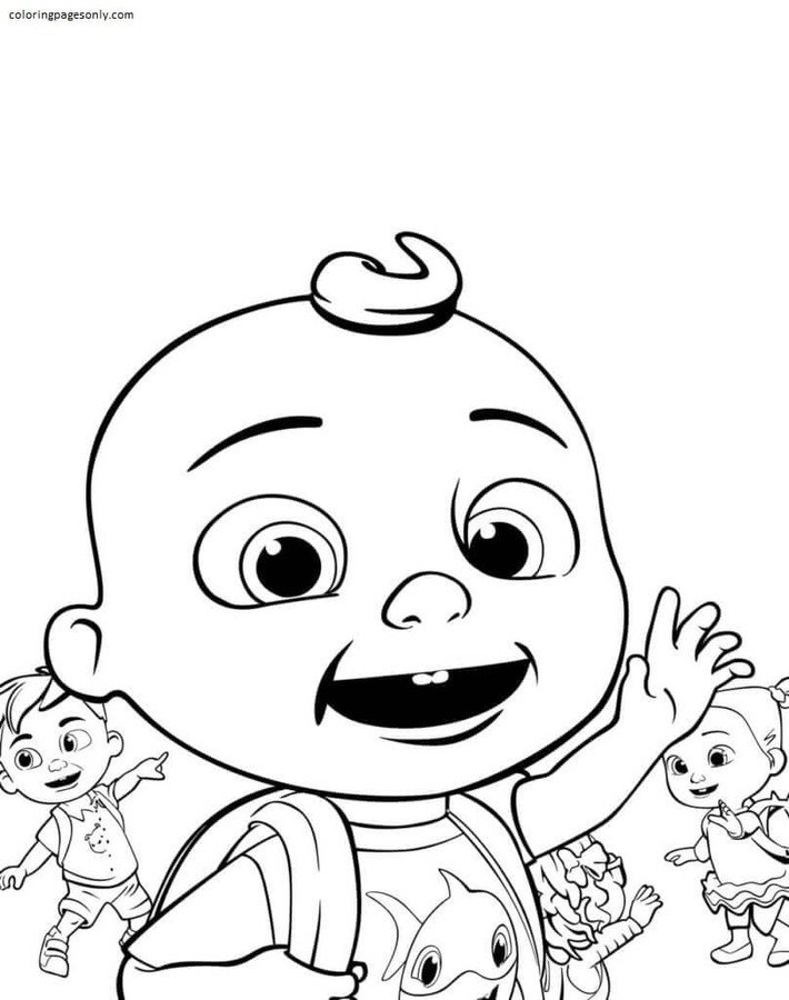 Cocomelon Coloring Pages Free Printable 74