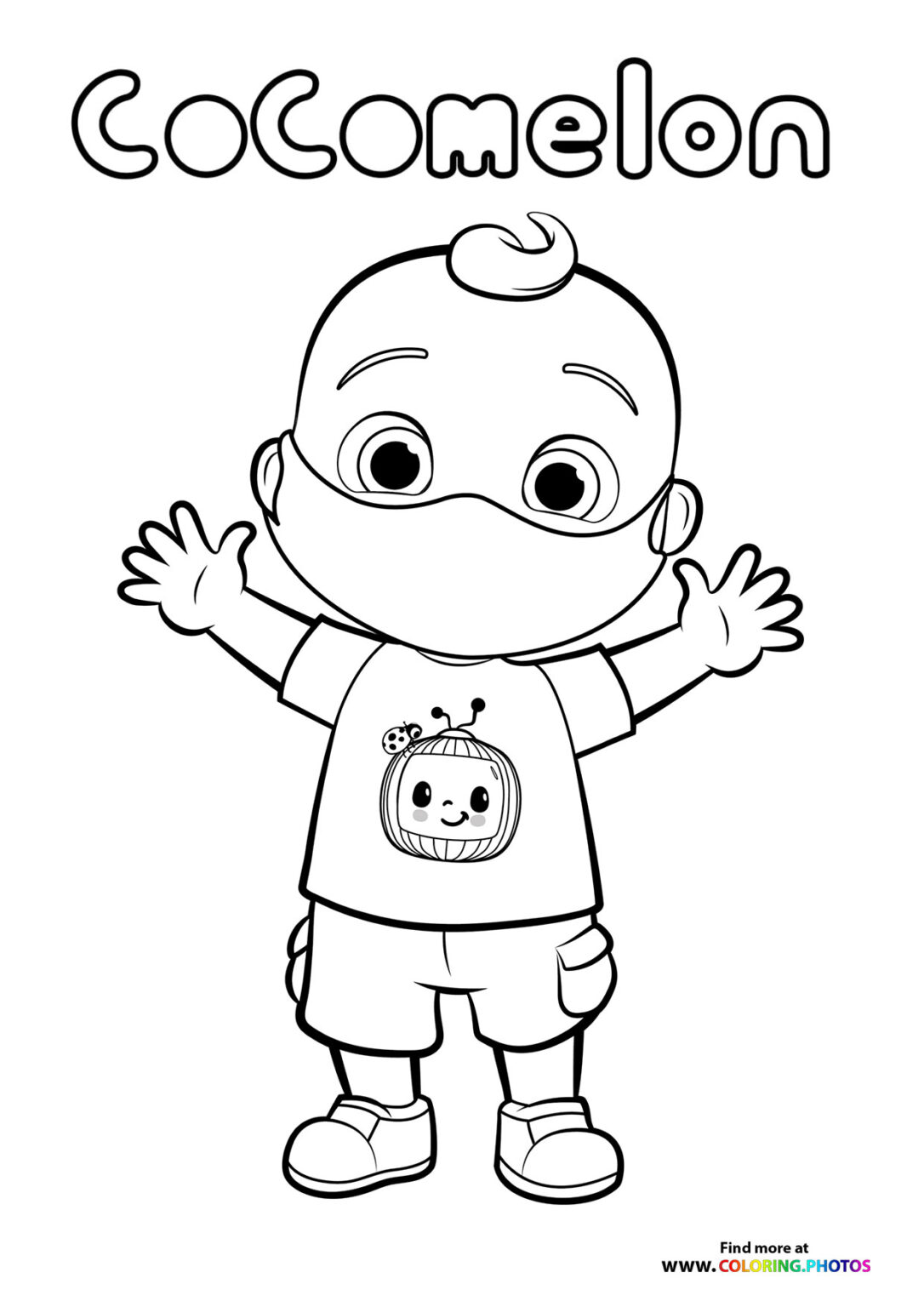 Cocomelon Coloring Pages Free Printable 77