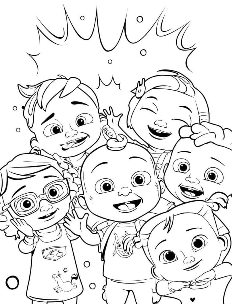 Cocomelon Coloring Pages Free Printable 93