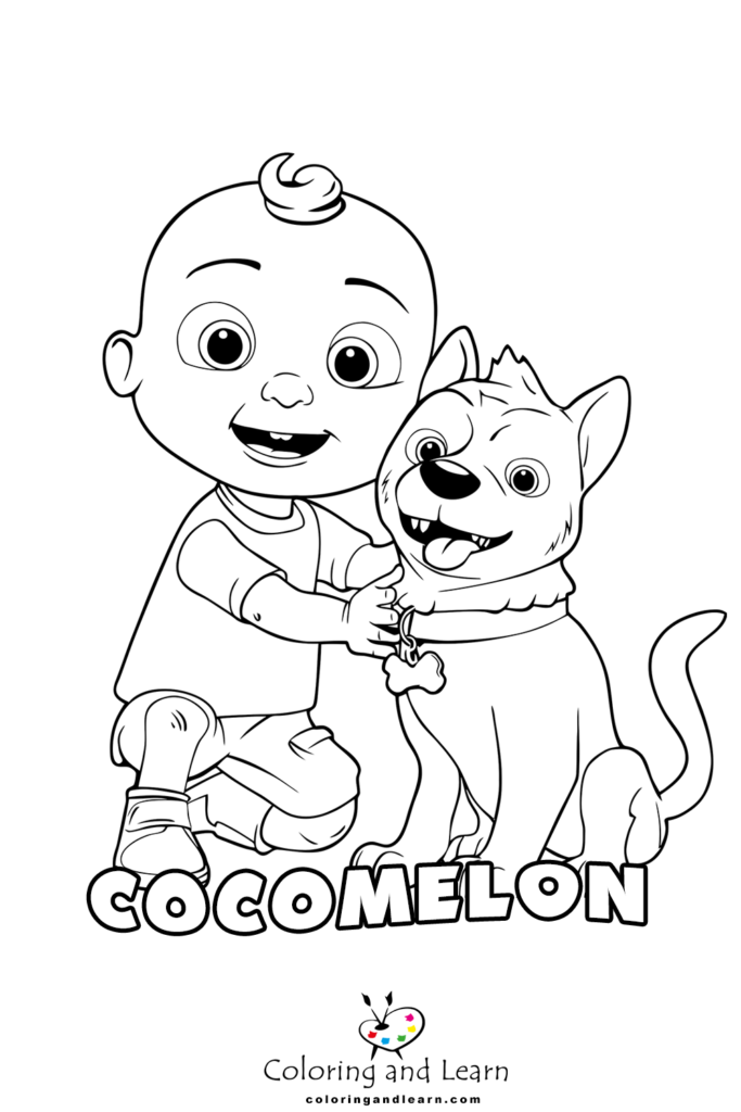 Cocomelon Coloring Pages Free Printable 94