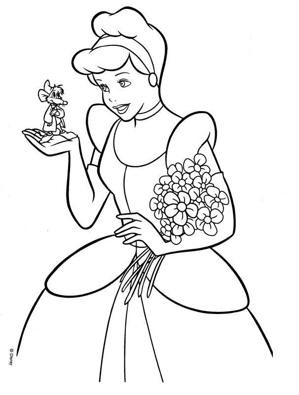 Disney Princesses Coloring Pages Free Printable 100