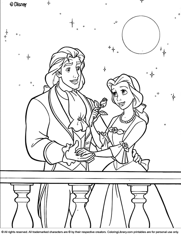 Disney Princesses Coloring Pages Free Printable 105