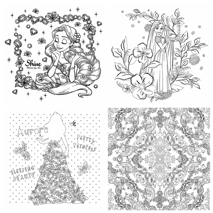 Disney Princesses Coloring Pages Free Printable 109