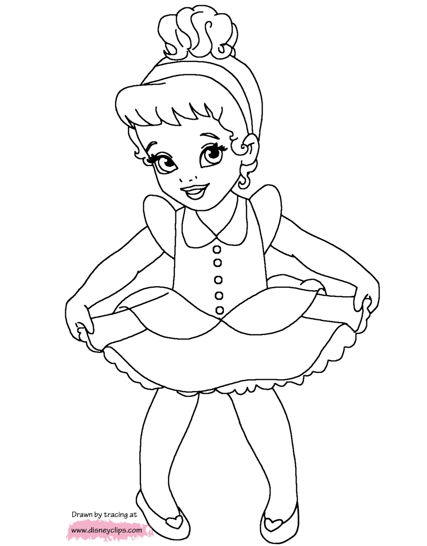 Disney Princesses Coloring Pages Free Printable 111