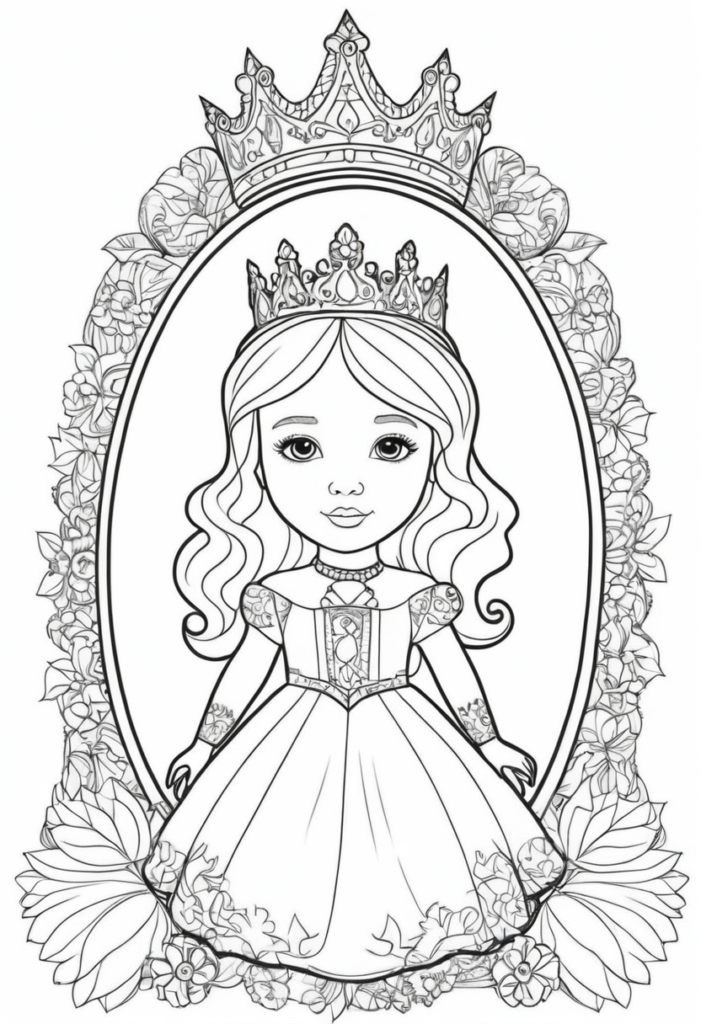 Disney Princesses Coloring Pages Free Printable 112