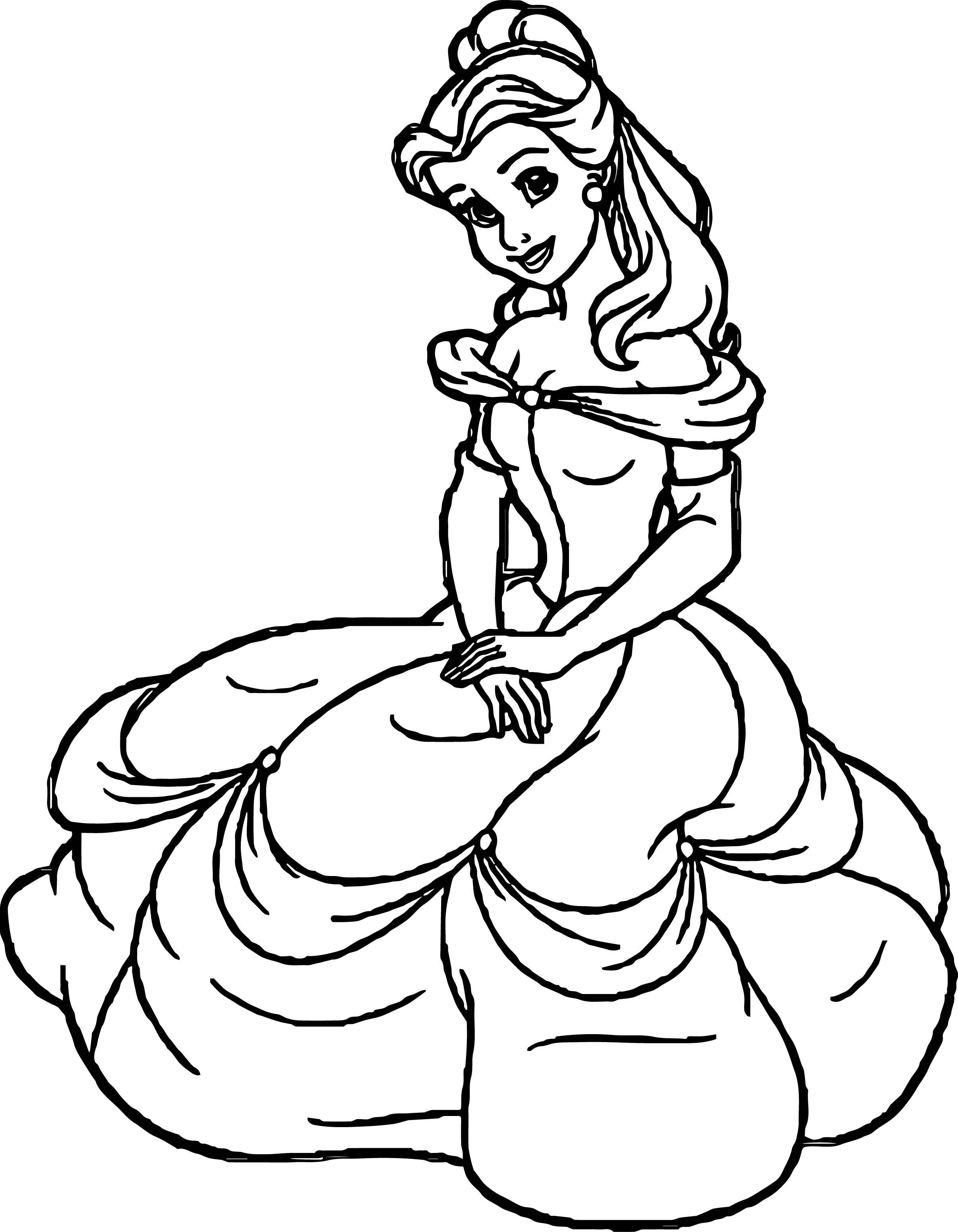 Disney Princesses Coloring Pages Free Printable 113