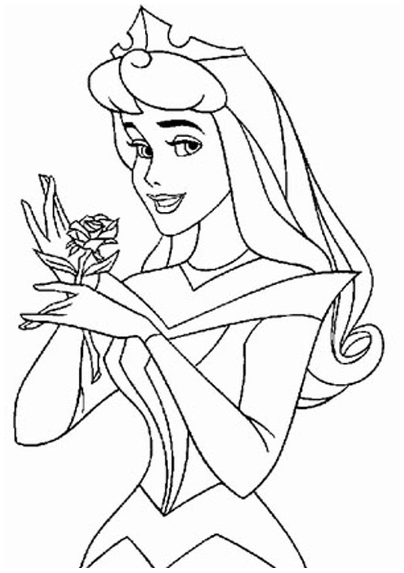 Disney Princesses Coloring Pages Free Printable 12