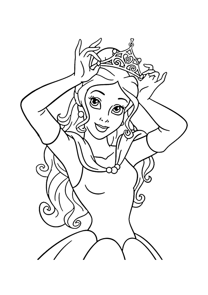 Disney Princesses Coloring Pages Free Printable 123