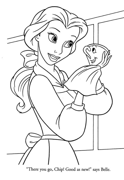 Disney Princesses Coloring Pages Free Printable 127