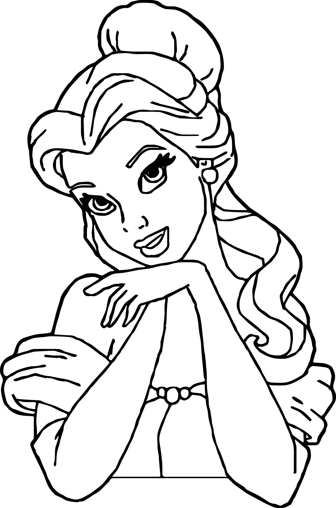 Disney Princesses Coloring Pages Free Printable 132